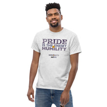 Load image into Gallery viewer, God Jots™ "Pride Is The Enemy of Humility" Classic Men's Tee