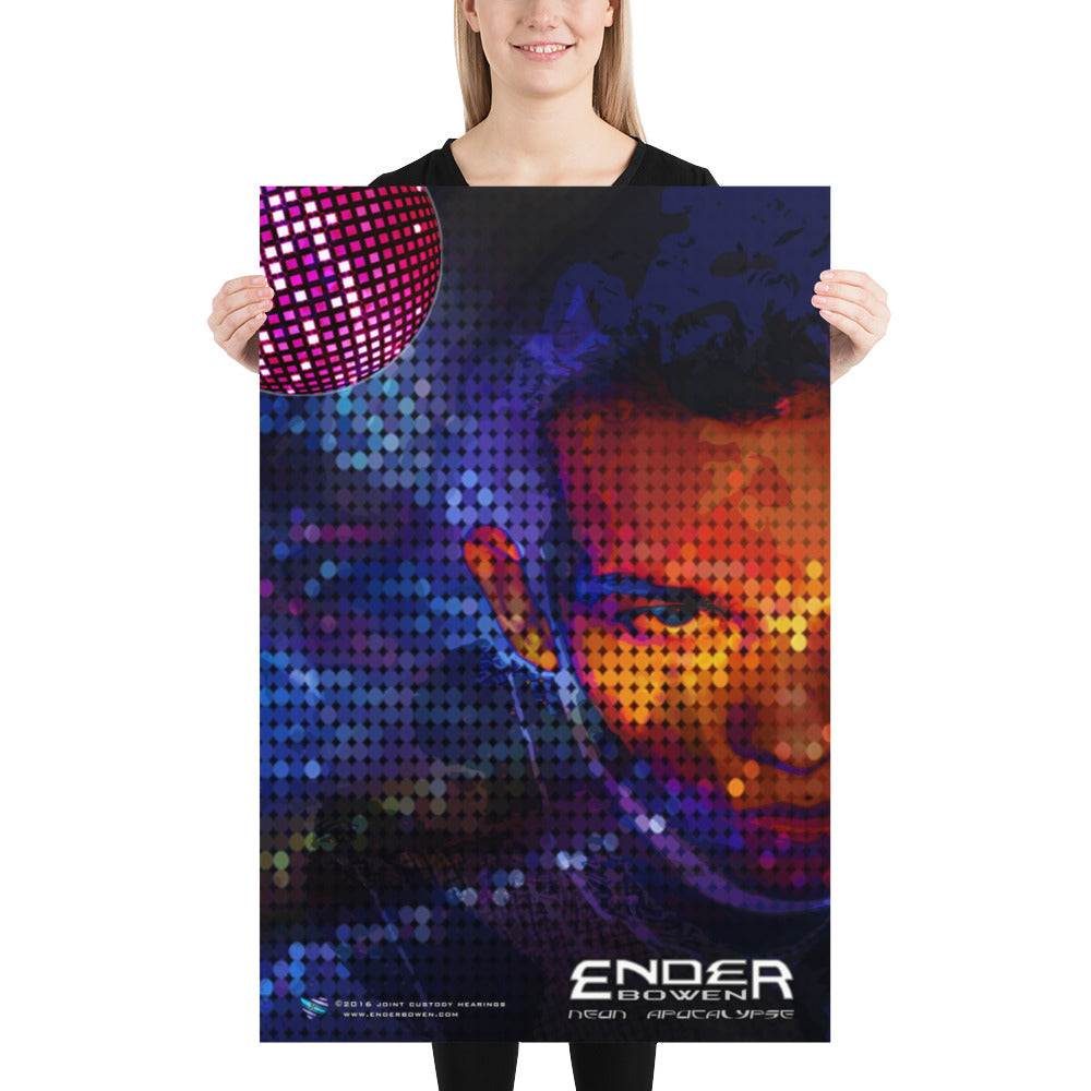 Ender Bowen Neon Apocalypse 15th Anniversary Poster